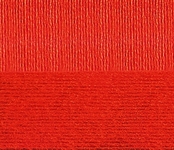 Пряжа для вязания Пехорка Вискоза натуральная (100% вискоза) 5х100г/400м цв.006 красный