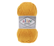Пряжа для вязания Ализе Extra (100% акрил) 5х100г/220м цв.488 темно-желтый