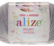 Пряжа Alize Baby Wool 52 талая вода