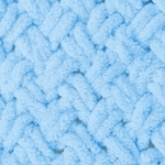 Пряжа для вязания Ализе Puffy (100% микрополиэстер) 5х100г/9.5м цв.287 ярко голубой