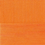 Пряжа для вязания Пехорка Классический хлопок (100% мерсеризованный хлопок) 5х100г/250м цв.485 желтооранжевый