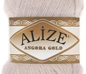 Пряжа для вязания Ализе Angora Gold (20% шерсть, 80% акрил) 5х100г/550м цв.506 молочно-бежевый