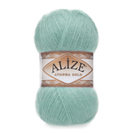 Пряжа для вязания Ализе Angora Gold (20% шерсть, 80% акрил) 5х100г/550м цв.462 морская зелень