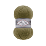 Пряжа для вязания Ализе Superlana TIG (25% шерсть, 75% акрил) 5х100г/570 м цв.345 хаки