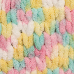 Пряжа для вязания Ализе Puffy color (100% микрополиэстер) 5х100г/9м цв.5862