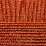 Пряжа для вязания ПЕХ Кроссбред Бразилии (50% шерсть, 50% акрил) 5х100г/490м цв.030 св.теракот
