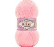 Пряжа для вязания Ализе Cotton gold (55% хлопок, 45% акрил) 5х100г/330м цв.518 розовый